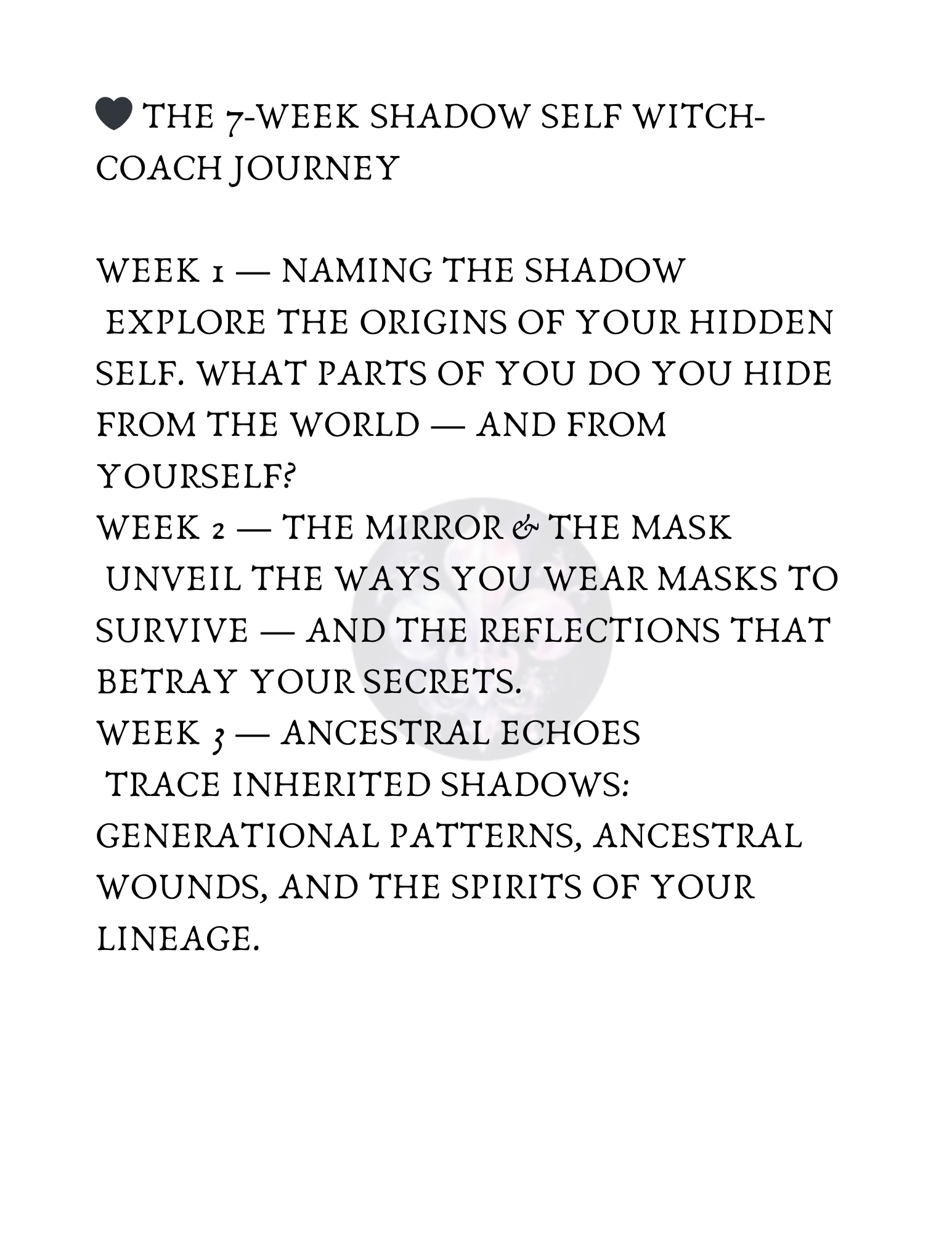 Hexing the Shadow